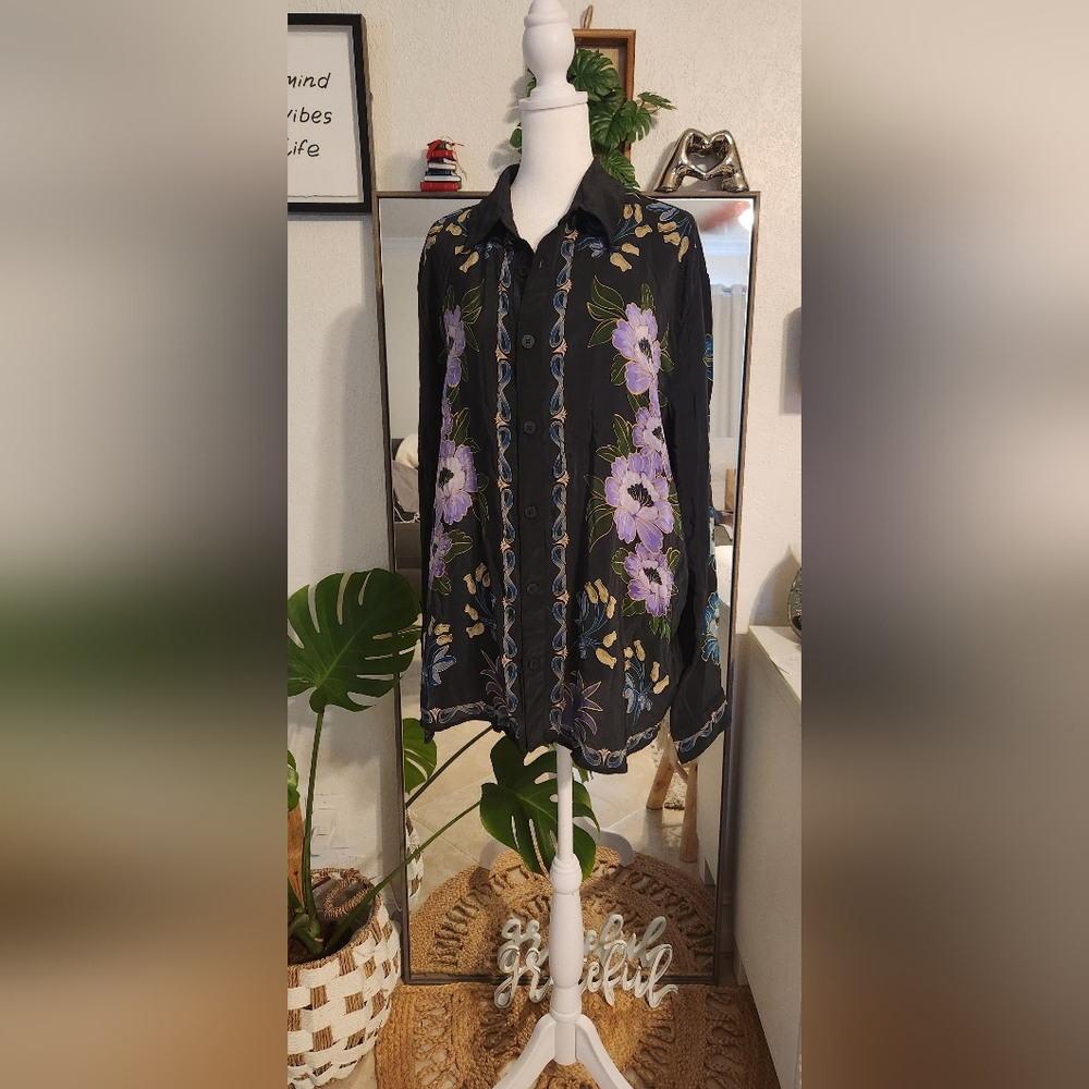 Farm Rio Garden Blouse